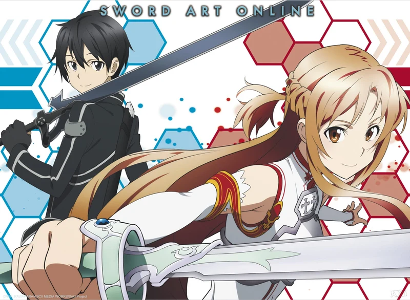 Poster Sword Art Online - Asuna and Kirito 2 52x38cm