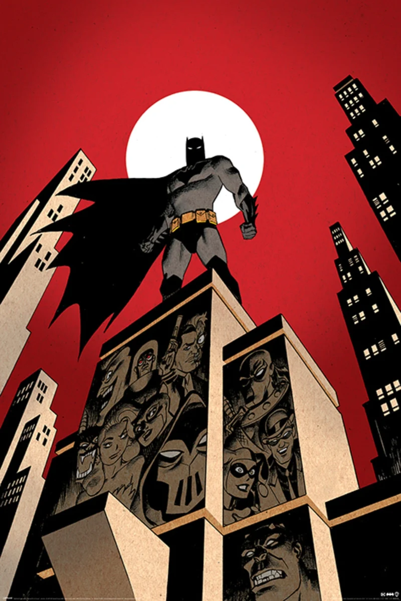 Poster Batman - Villain Skyline 61x91,5cm