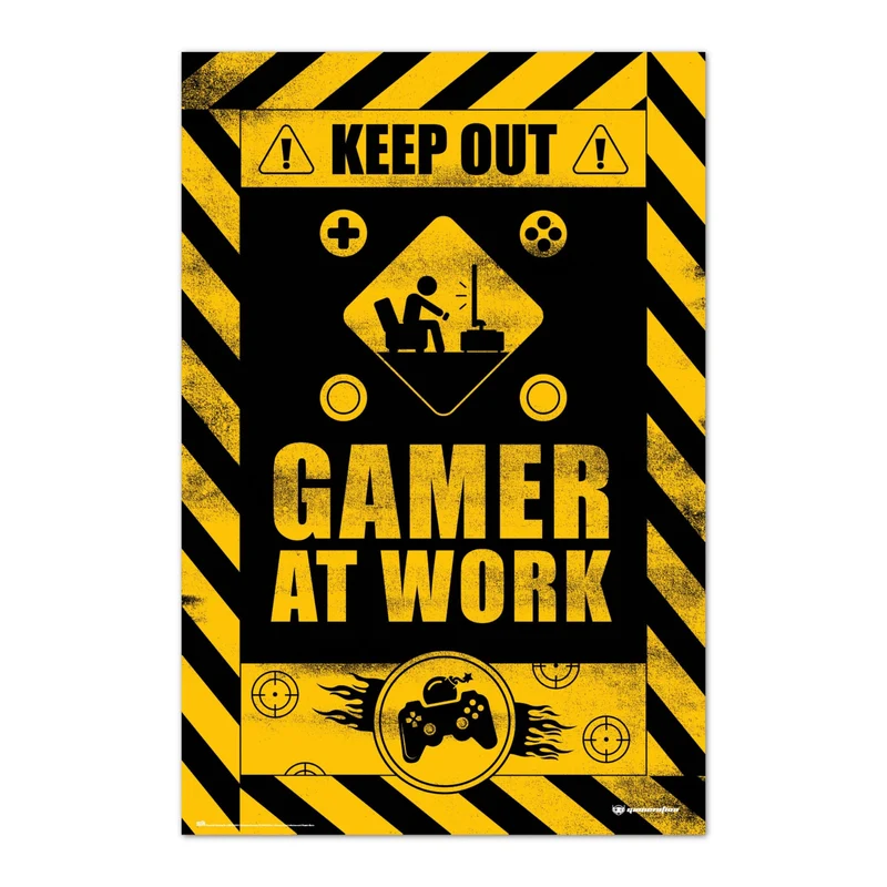 Poster Gameration Gamer at Work 61x91,5cm