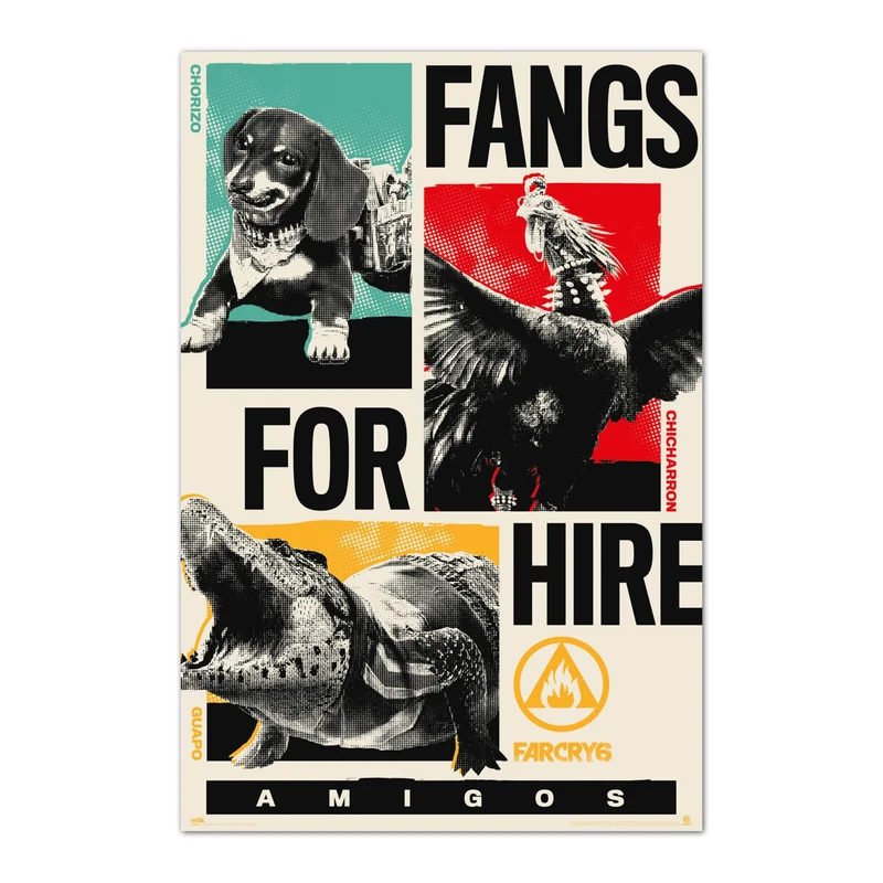 Poster Far Cry 6 - Fangs For Hire 61x91,5cm