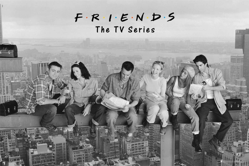Poster Friends - Lunch on a Skyscraper 91,5x61cm