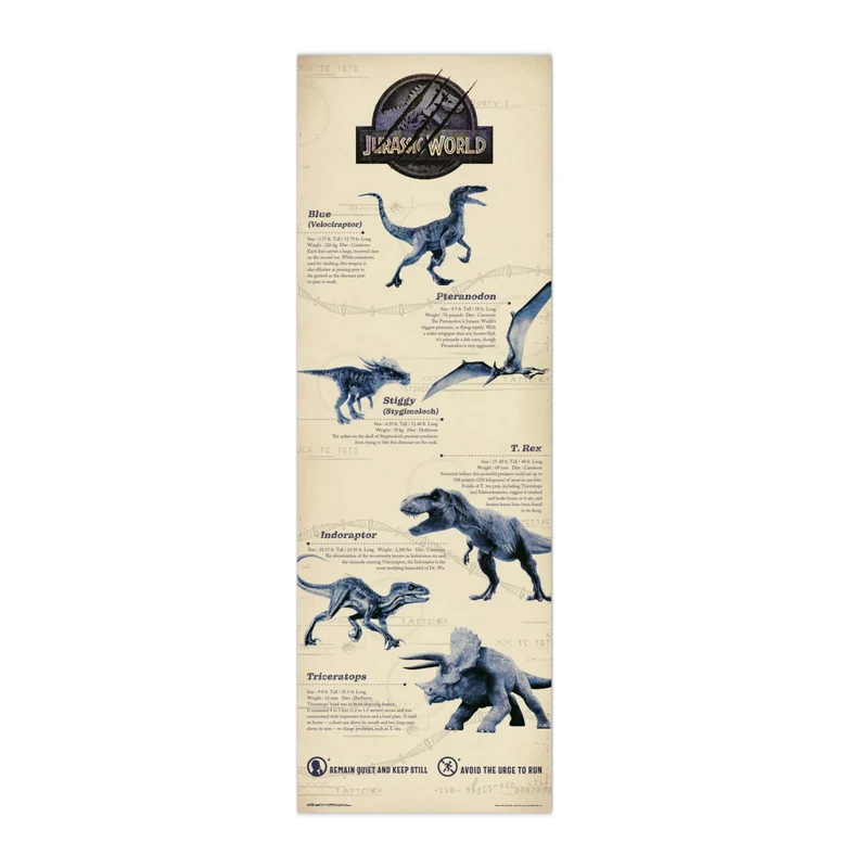 Poster Jurassic World - 53x158cm
