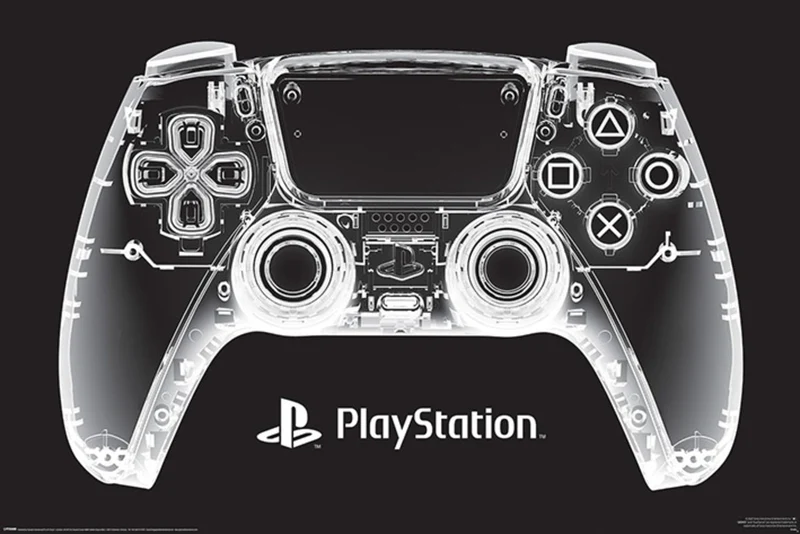 Poster PlayStation x-Ray Pad 91,5x61cm