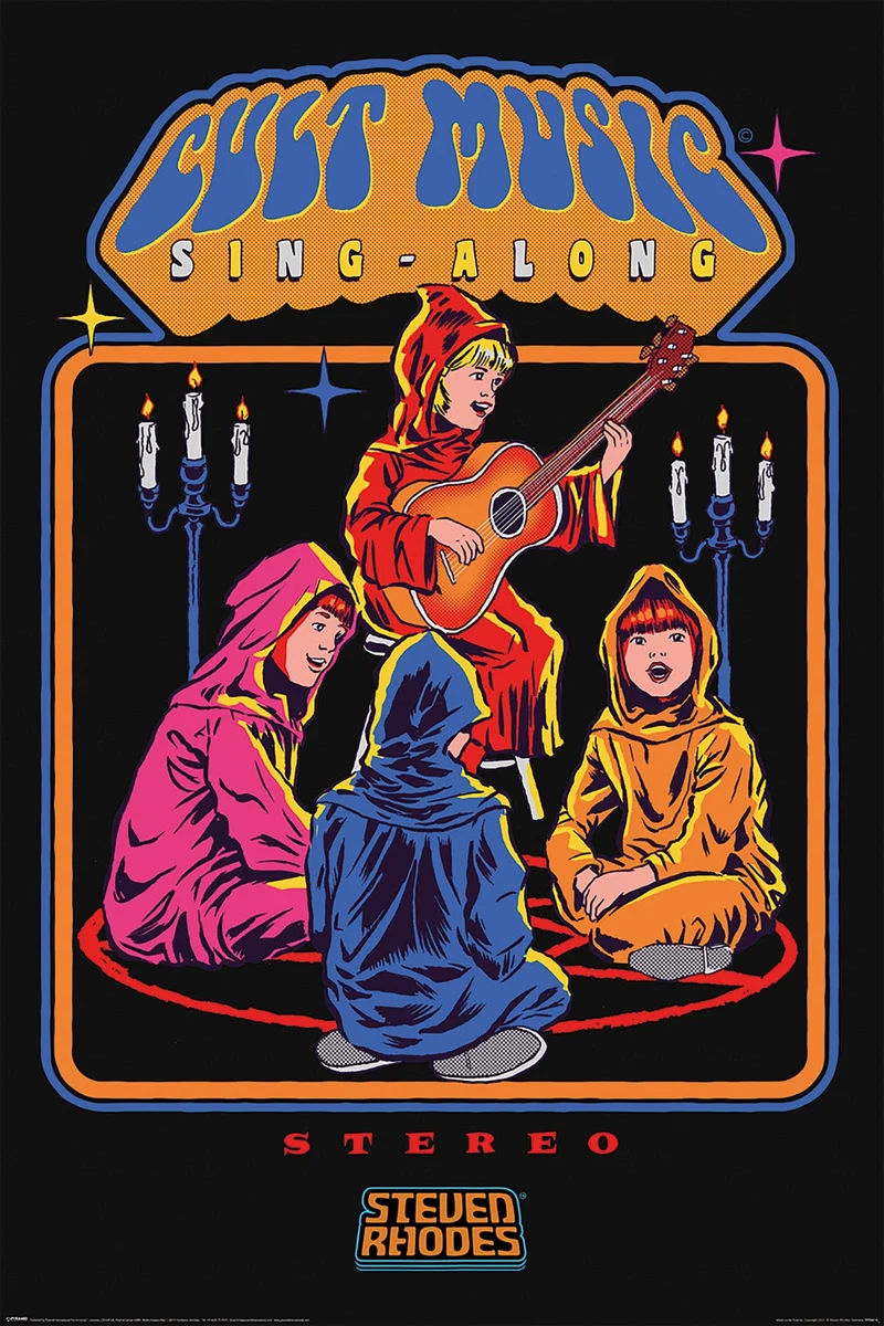 Poster Steven Rhodes - Cult Music Sing-Along 61x91,5cm