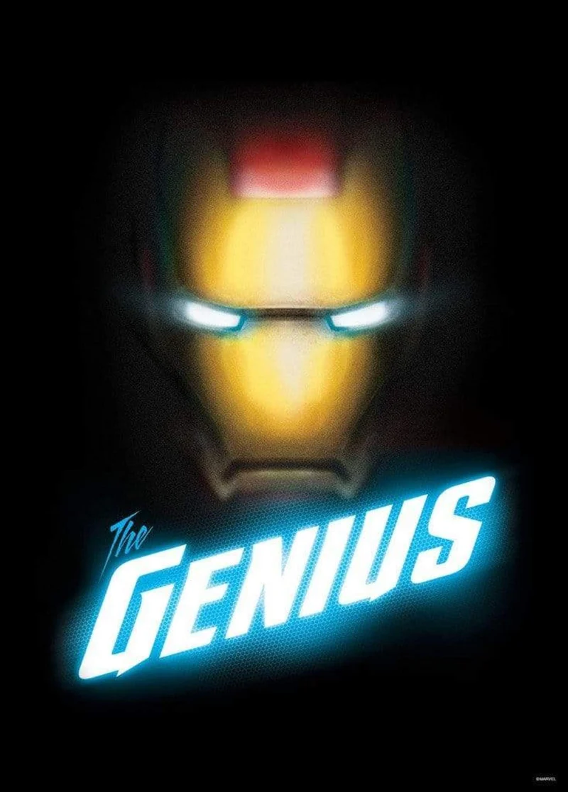 Kunstdruck Avengers - The Genius 50x70cm