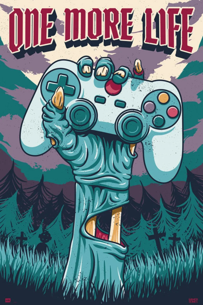 Poster Gamer One More Life 61x91,5cm