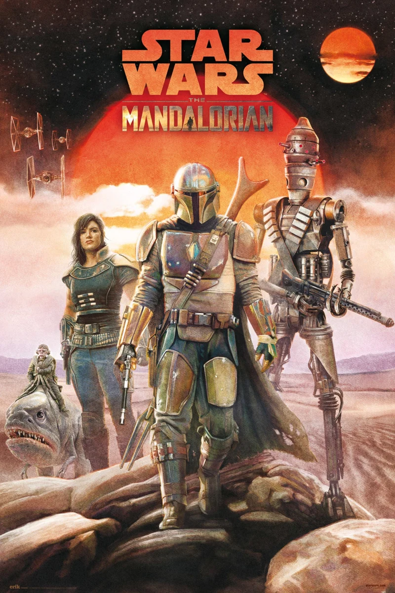 Poster Star Wars - The Mandalorian - Crew 61x91,5cm