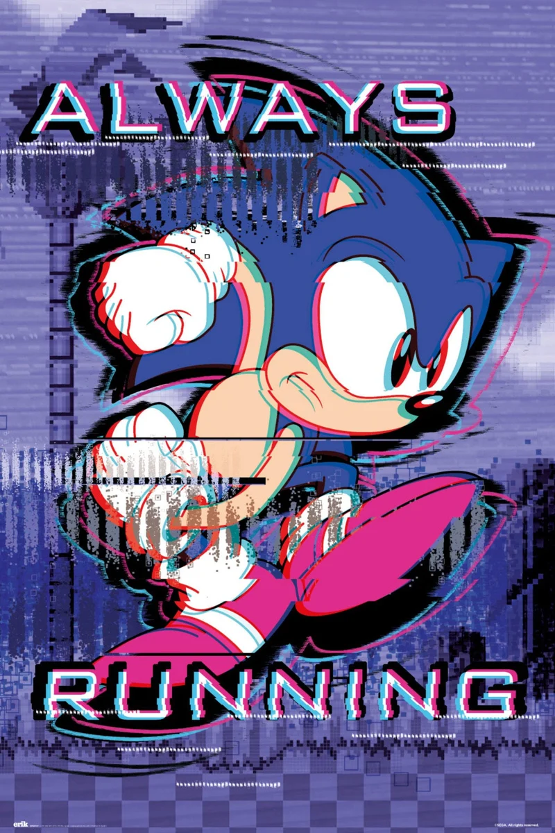 Poster Sonic - Always Running 61x91,5cm
