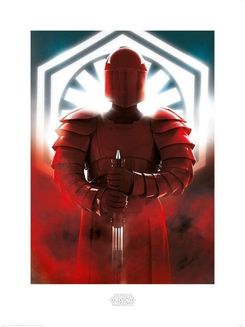 Kunstdruck Star Wars - The Last Jedi Elite Guard Defend 60x80cm