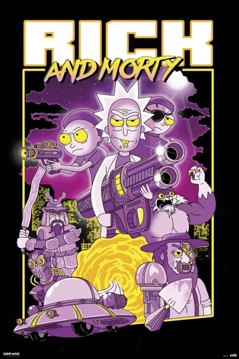 Poster Rick and Morty - Characters 61x91,5cm