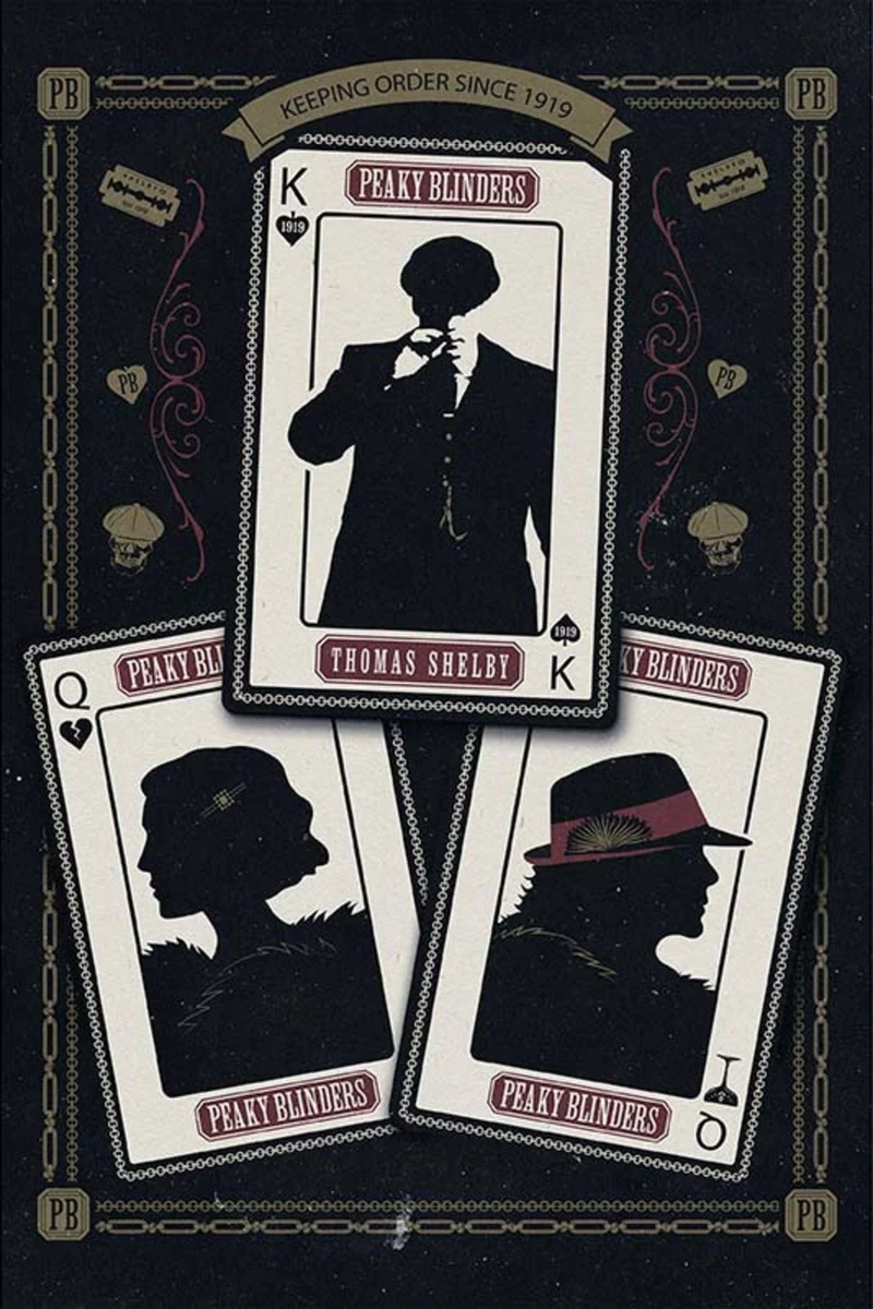 Poster Peaky Blinders - Cards 61x91,5cm