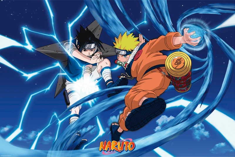 Poster Naruto - Naruto Sasuke 91,5x61cm