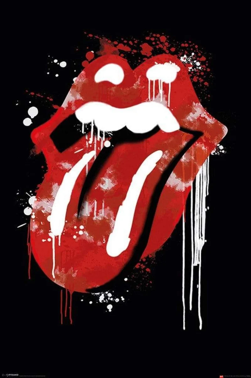 Poster The Rolling Stones - Graffiti Lips 61x91,5cm