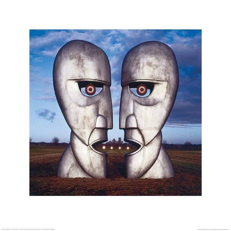 Kunstdruck Pink Floyd - The Division Bell 40x40cm