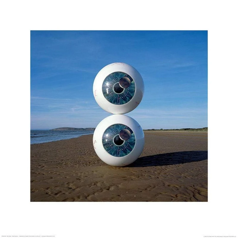 Kunstdruck Pink Floyd - Pulse Eyeballs 40x40cm