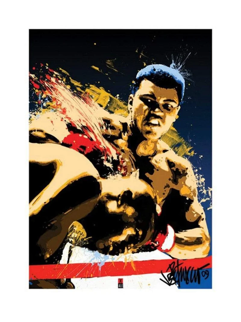 Kunstdruck Muhammad Ali - Sting Petruccio 60x80cm