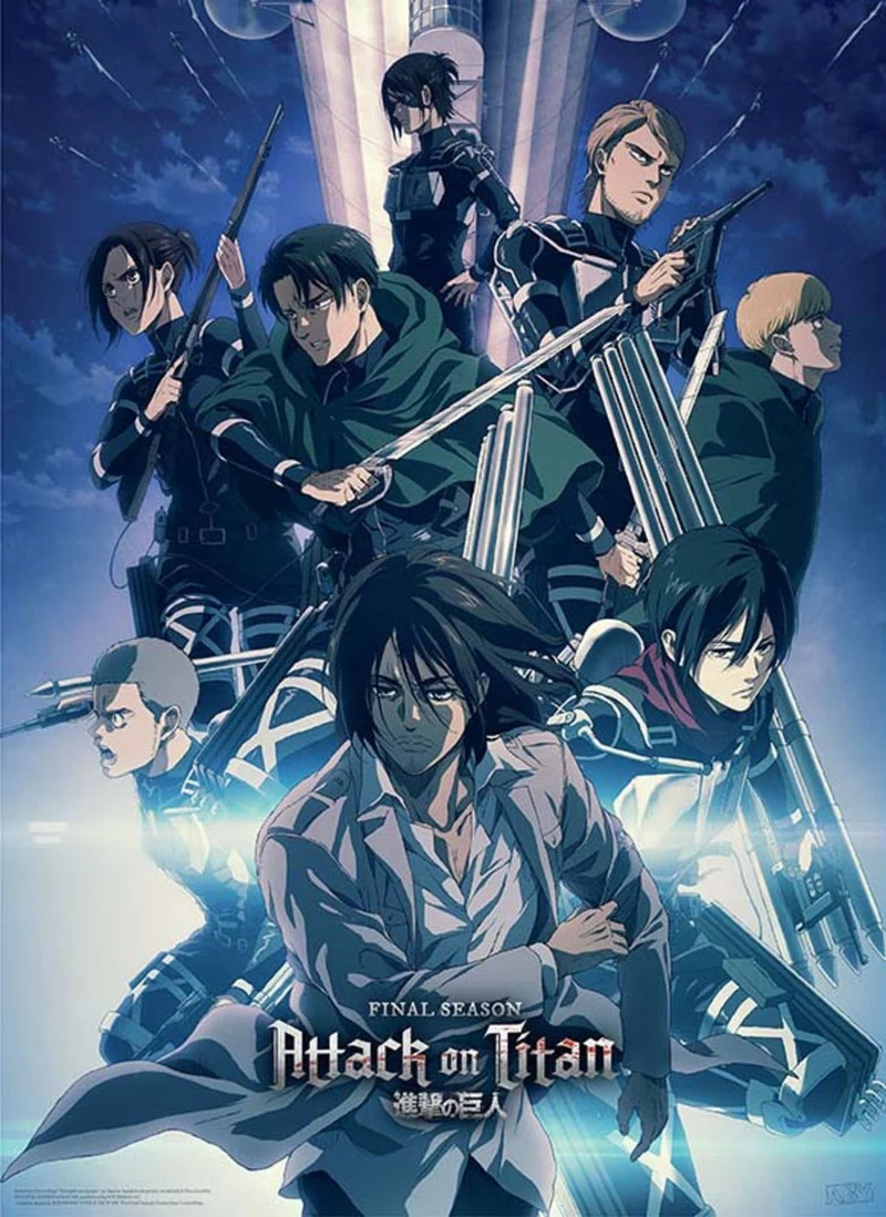 Poster Attack on Titan - Season 4 Group Shot 38x52cm