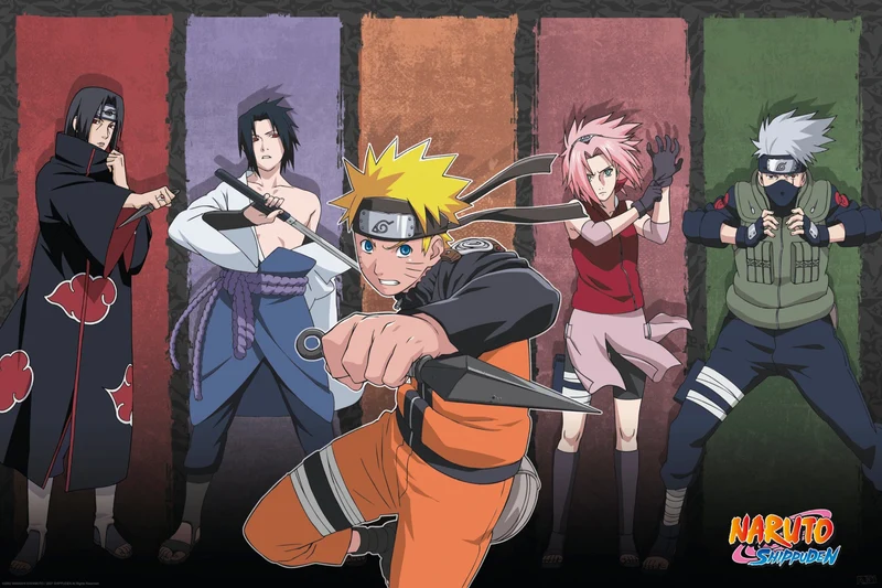 Poster Naruto Shippuden - Naruto Allies 91,5x61cm