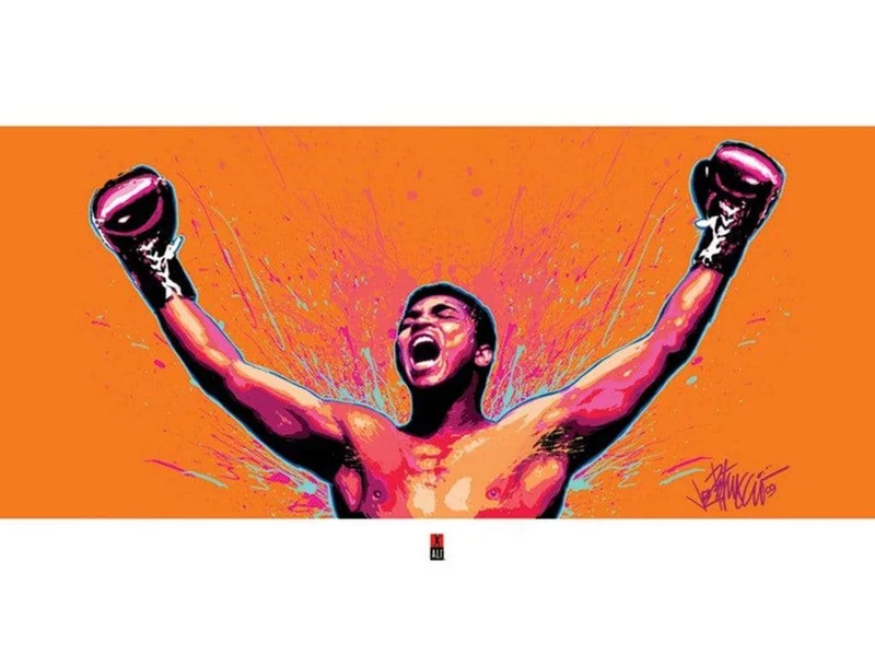 Kunstdruck Muhammad Ali - Loud 80x60cm