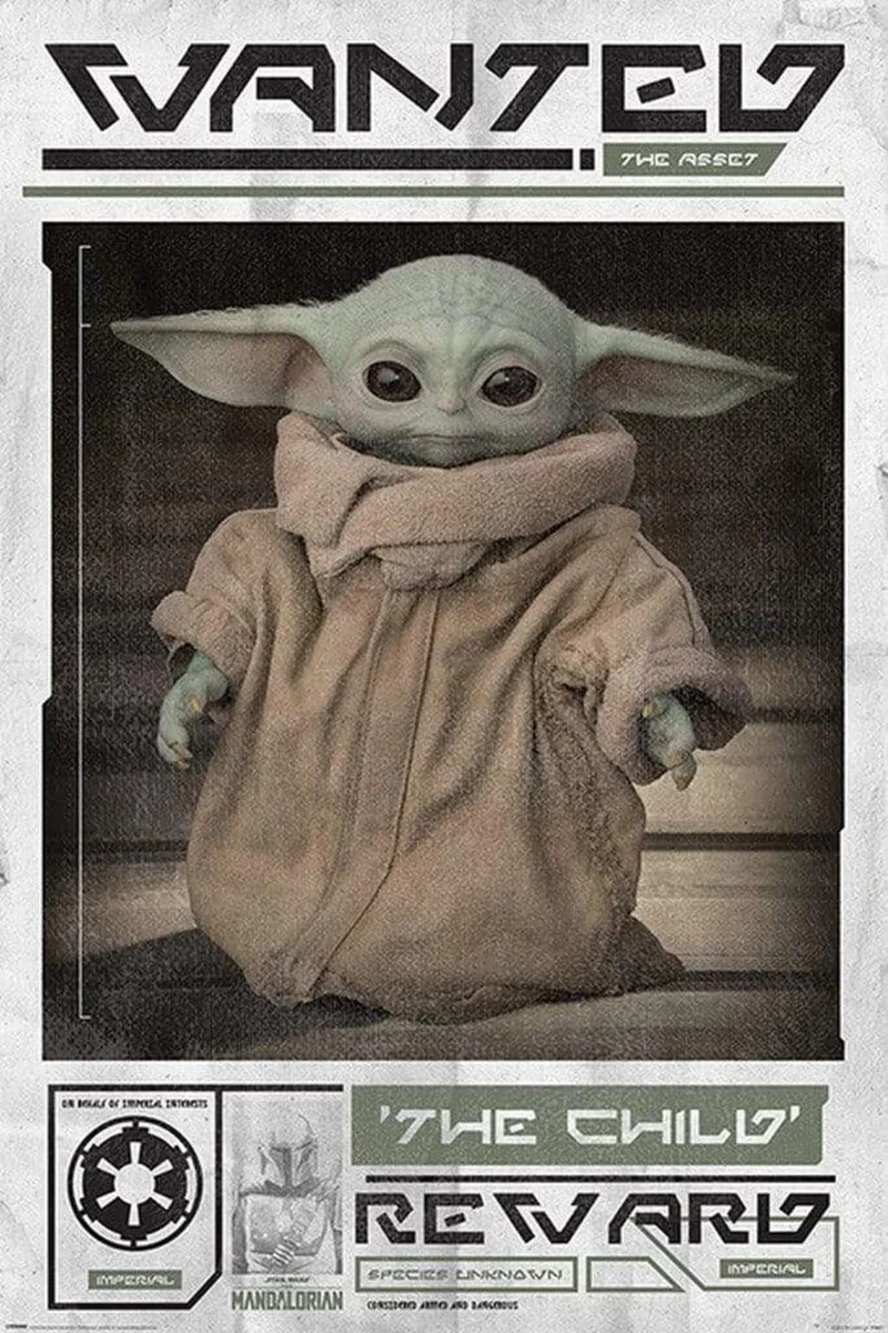 Poster Star Wars - The Mandalorian - Wanted the Child 61x91,5cm