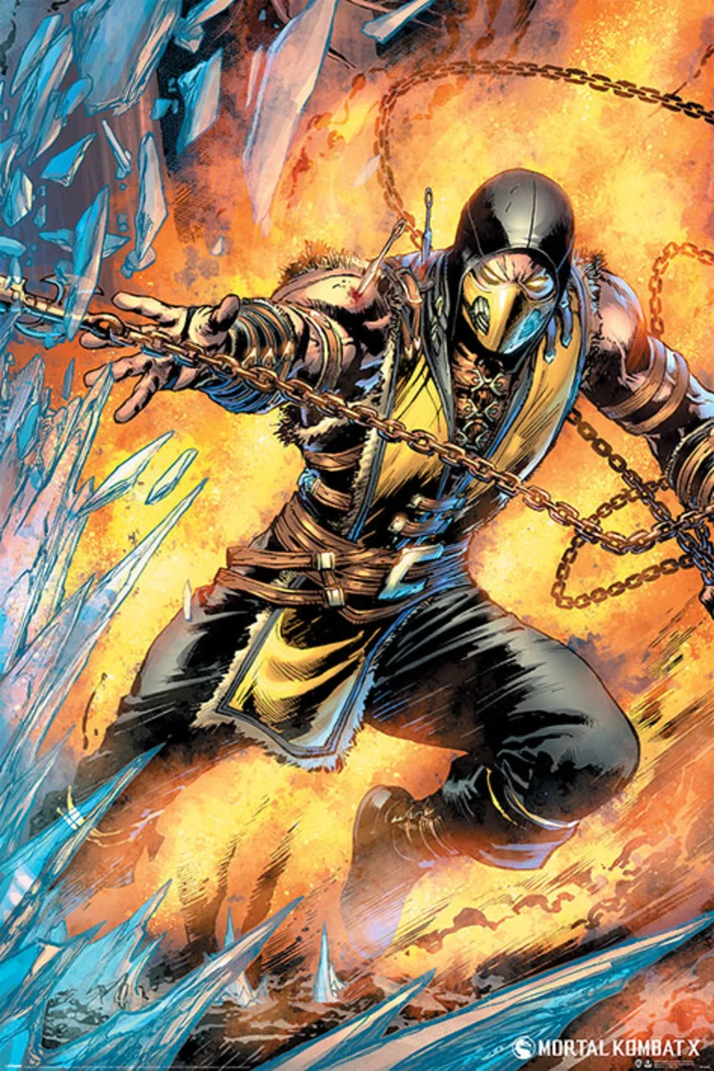 Poster Mortal Kombat - Scorpion 61x91,5cm