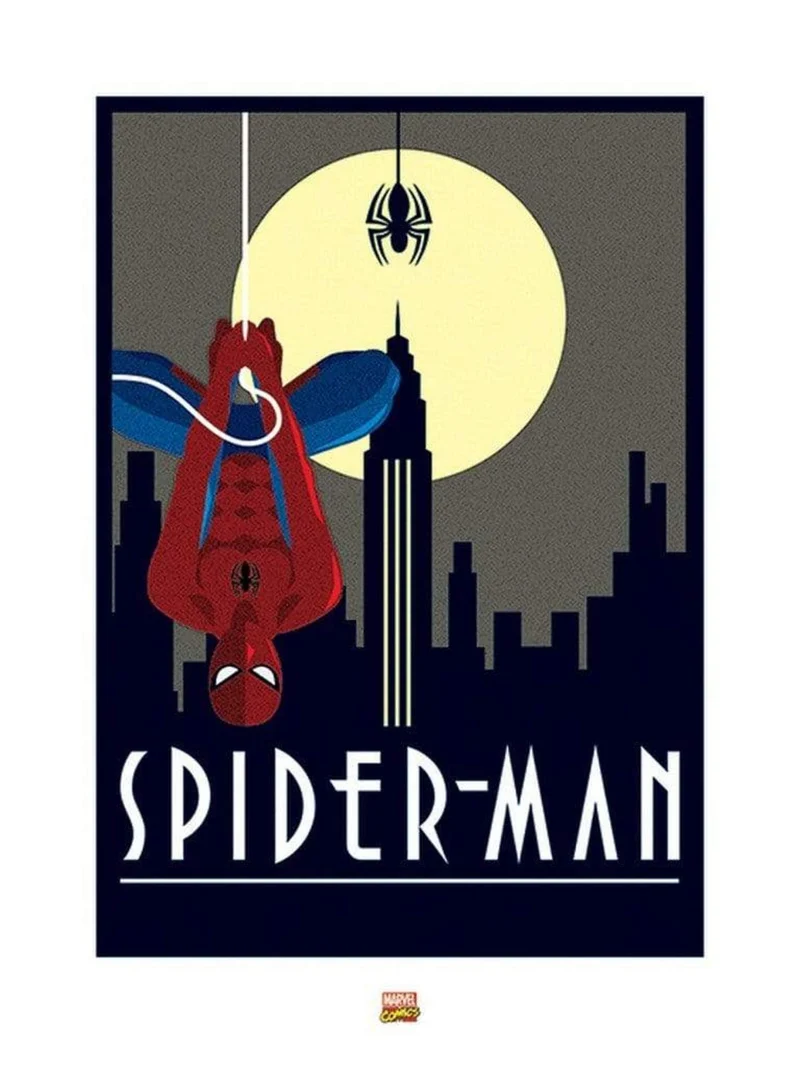 Kunstdruck Marvel - Deco Spider-Man - Hanging 60x80cm