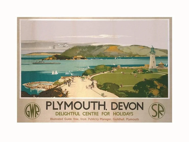 Kunstdruck Plymouth 3 80x60cm