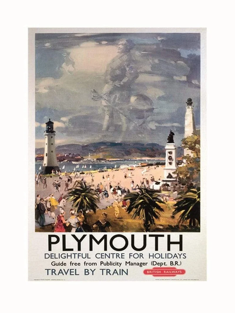 Kunstdruck Plymouth 1 60x80cm