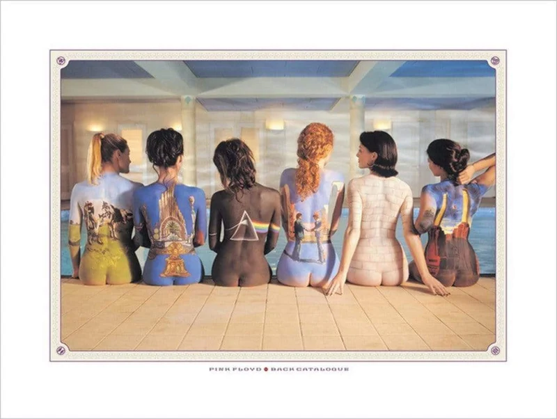 Kunstdruck Pink Floyd - Back Catalogue 80x60cm