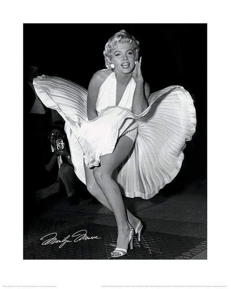 Kunstdruck Marilyn Monroe - Seven Year Itch 40x50cm