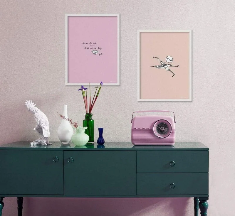 Kunstdruck Star Wars - Quote Yoda Cute 50x70cm