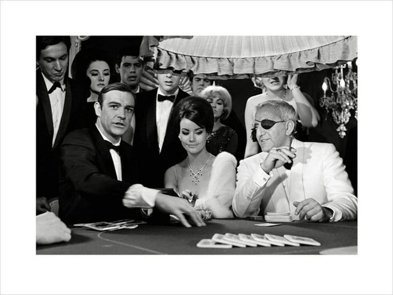 Kunstdruck James Bond - Thunderball Casino 80x60cm