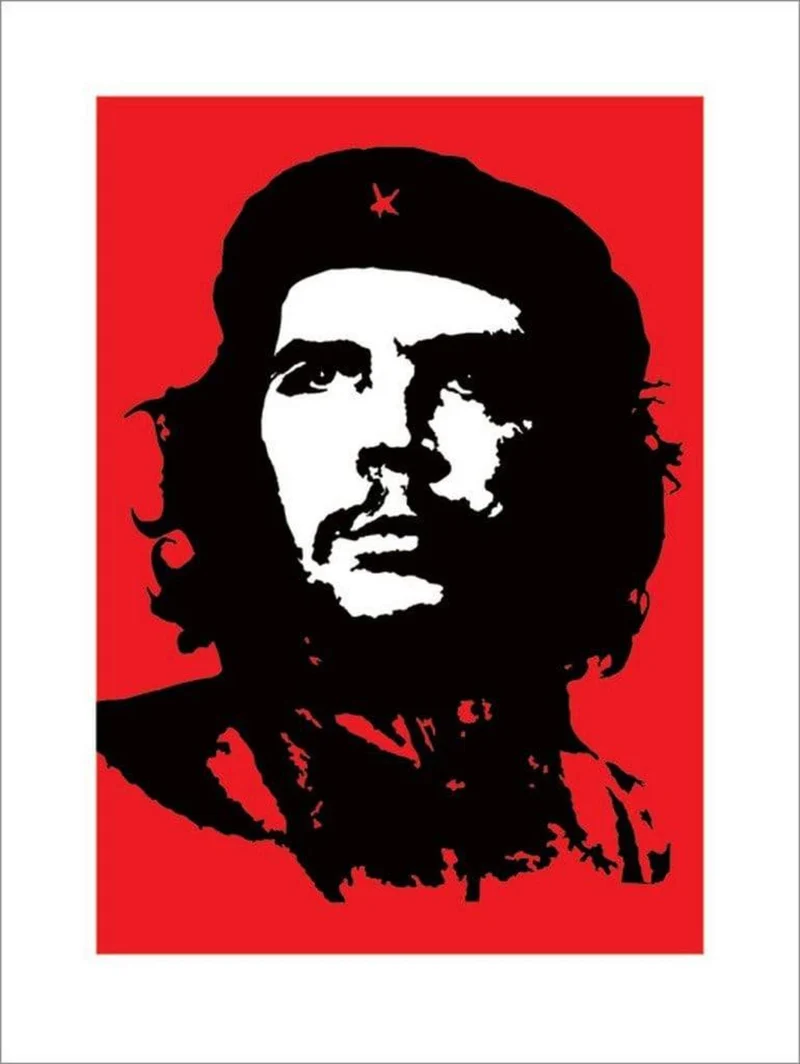 Kunstdruck Che Guevara Red 60x80cm