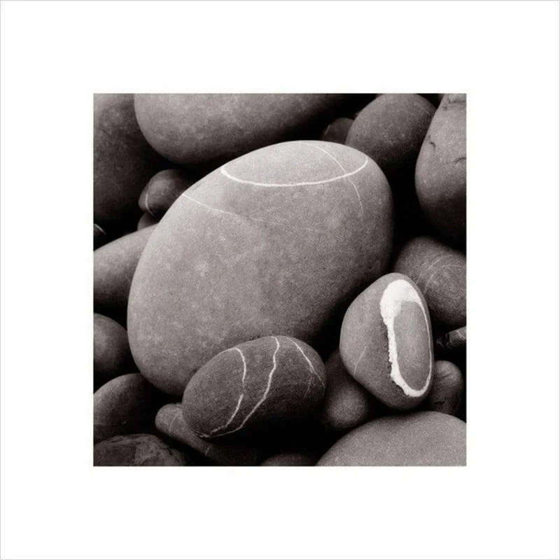 Kunstdruck Smooth Pebbles 40x40cm