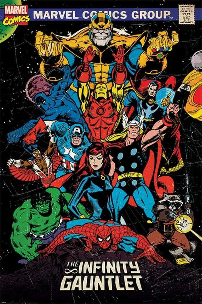 Poster Marvel Comics - The Infinity Gauntlet 61x91,5cm