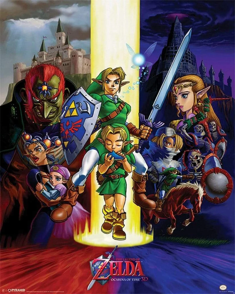 Poster The Legend of Zelda - Ocarina of Time 40x50cm