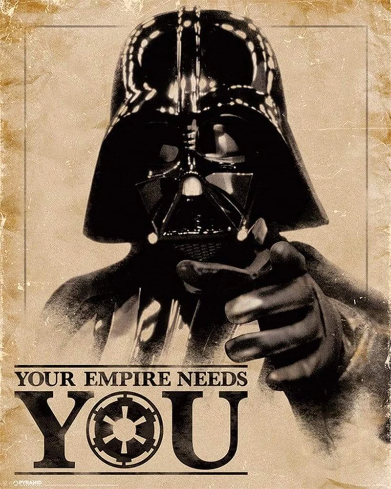 Poster Star Wars - Classic Your Empire Needs You 40x50cm
