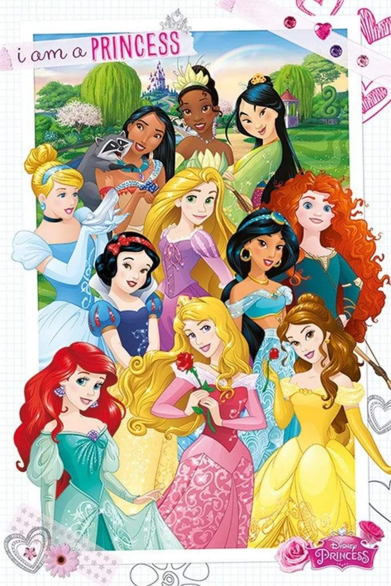 Poster Disney - Princess I am a Princess 61x91,5cm