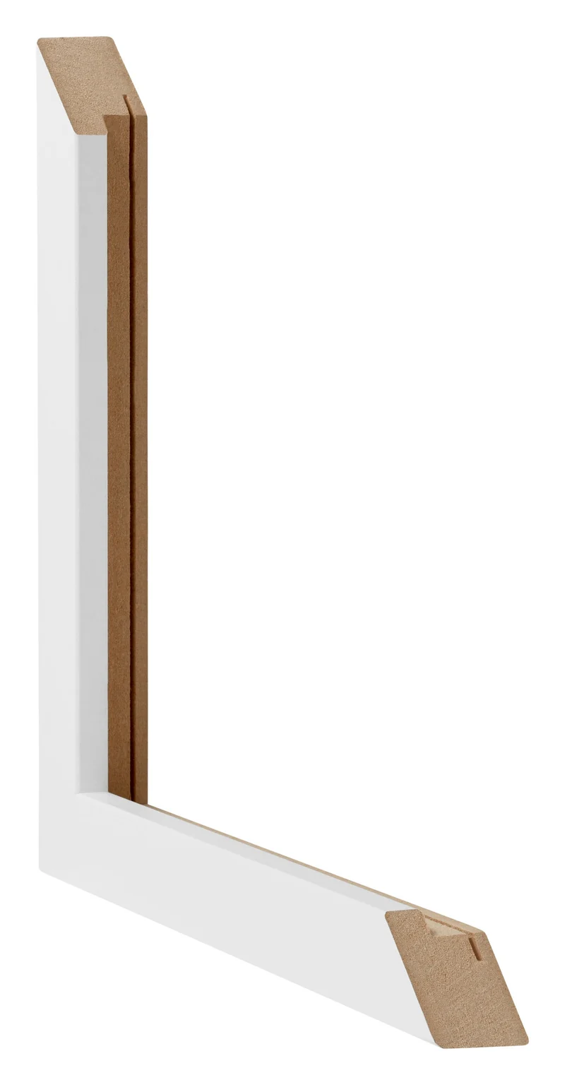 Bilderrahmen 61x91,5 cm - Weiss - MDF - Catania