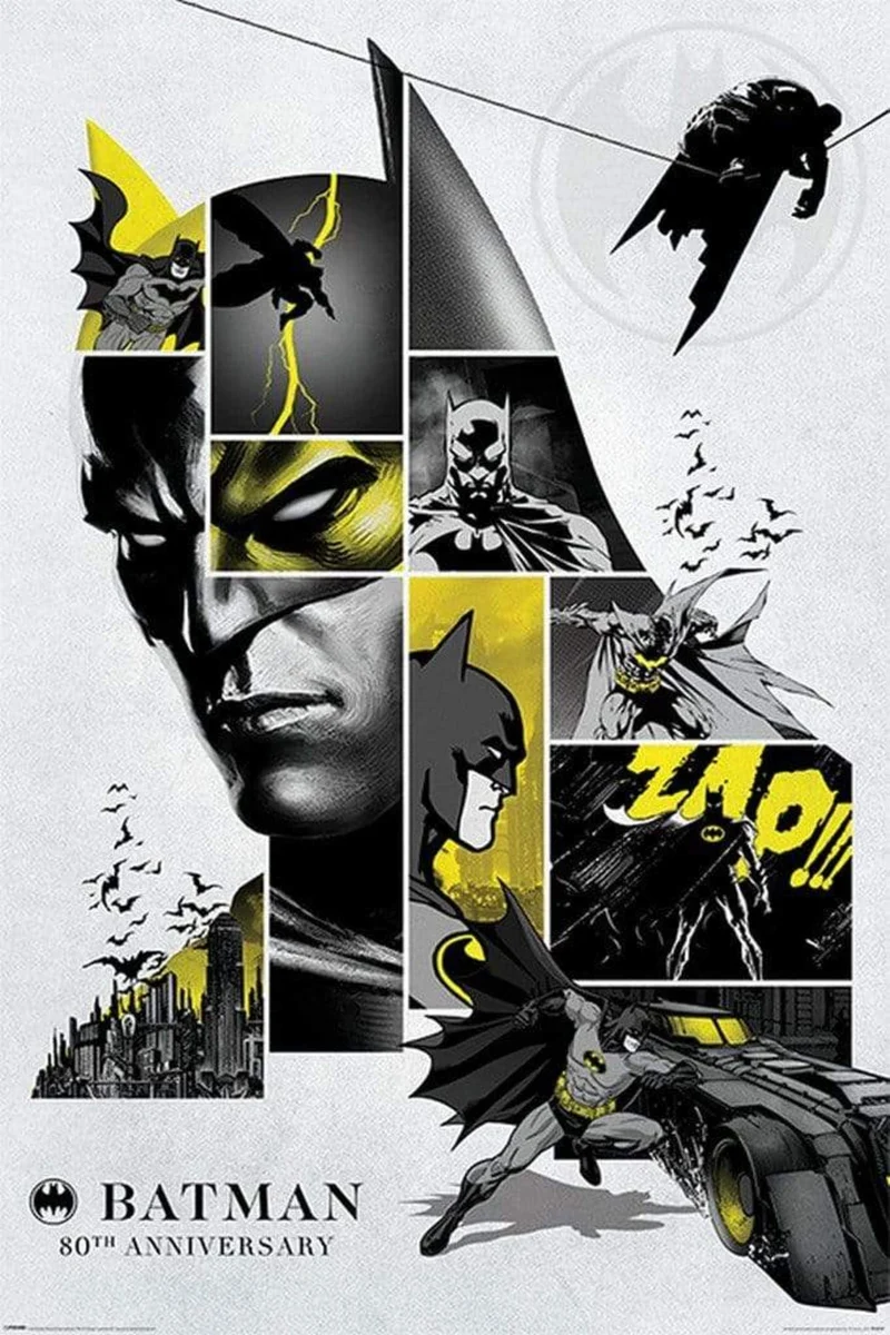 Poster Batman - 80th Anniversary 61x91,5cm