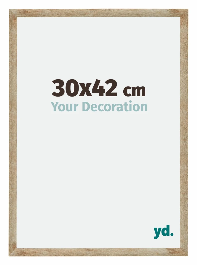 Bilderrahmen 30x42 cm - Gold - MDF - Catania