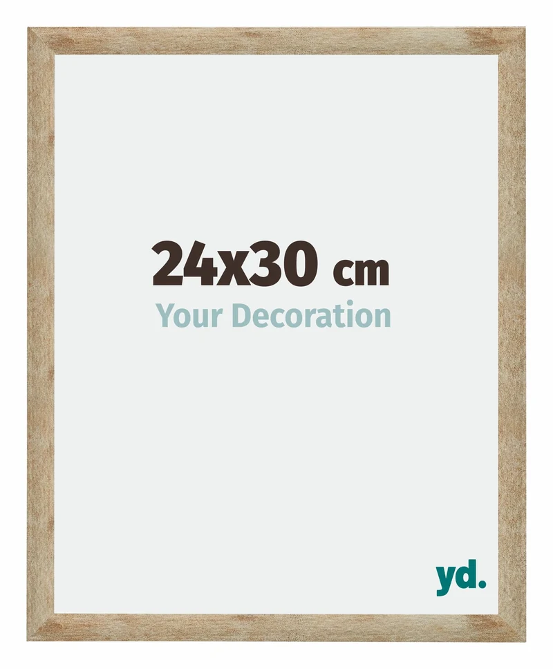 Bilderrahmen 24x30 cm - Gold - MDF - Catania
