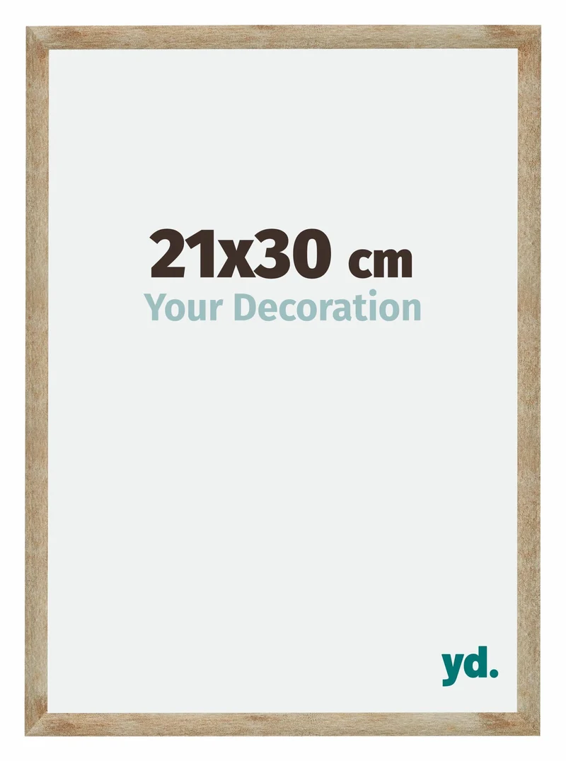 Bilderrahmen 21x30 cm - Gold - MDF - Catania