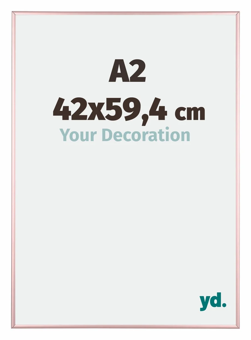 Bilderrahmen A2 - 42x59,4 cm - DIN A2 Kupfer - Aluminium - Kent