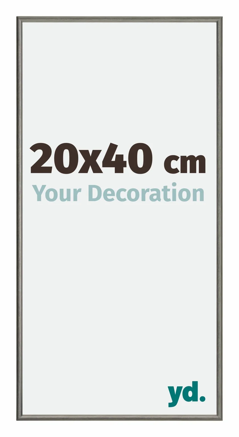 Bilderrahmen 20x40 cm - Mercury Struktur - Aluminium - New York