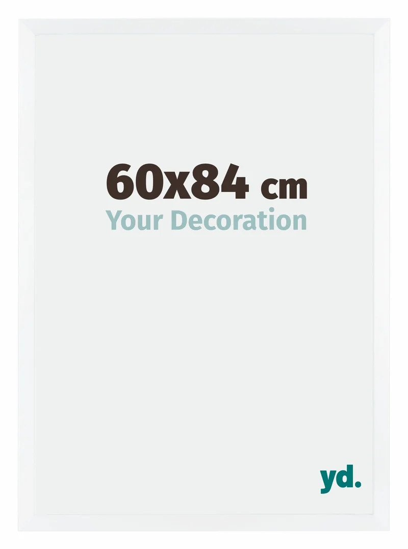 Bilderrahmen 60x84 cm - Weiss - MDF - Catania