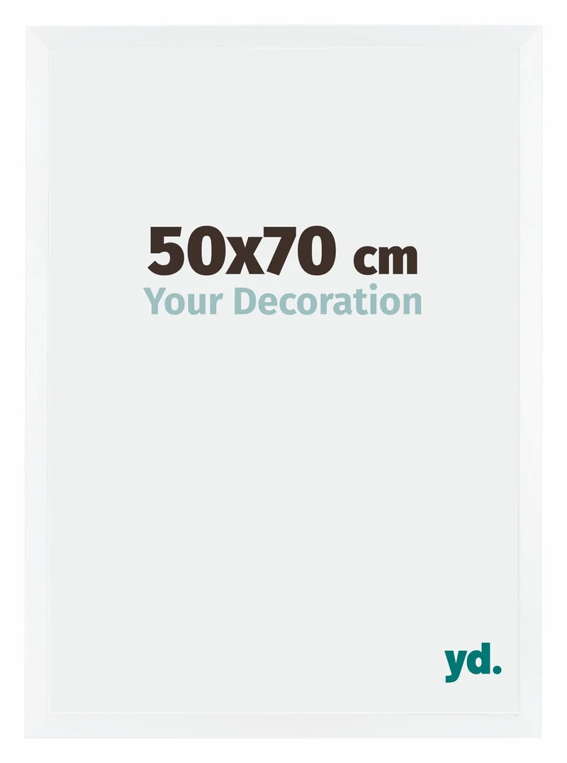 Bilderrahmen 50x70 cm - Weiss - MDF - Catania