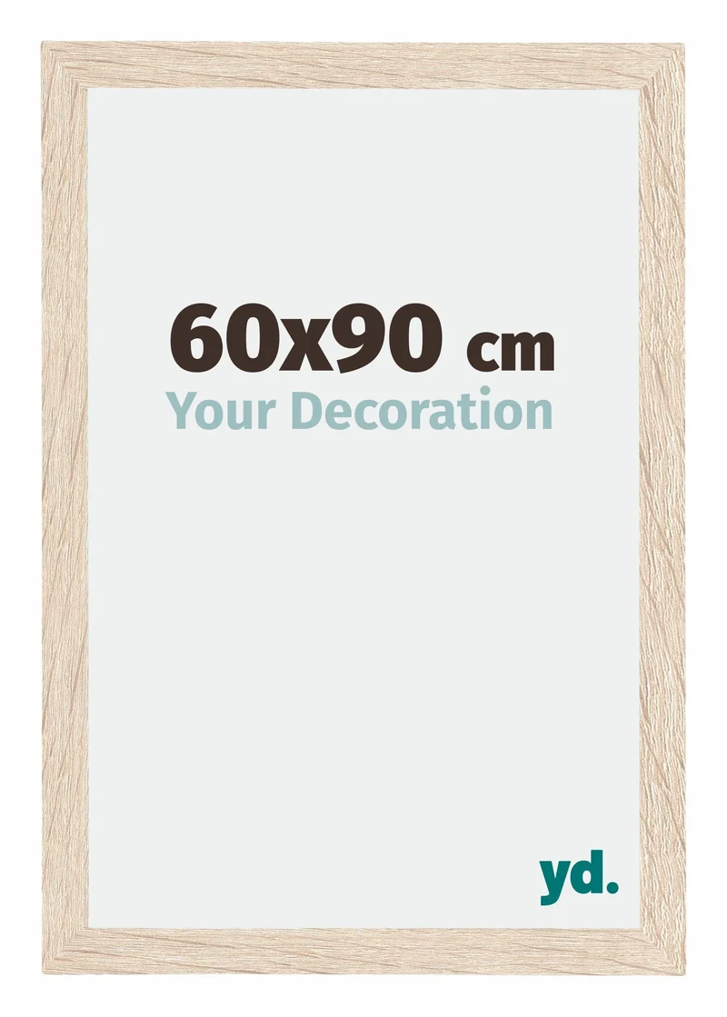 Bilderrahmen 60x90 cm - Eiche - MDF - Catania