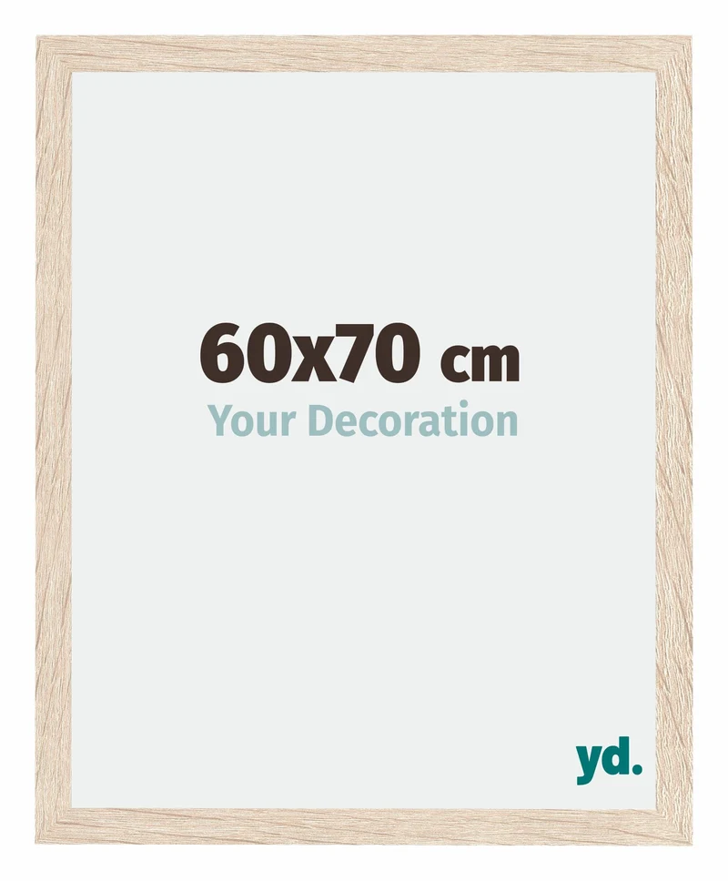 Bilderrahmen 60x70 cm - Eiche - MDF - Catania