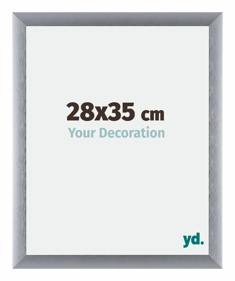 Bilderrahmen 28x35 cm - Silber Gebürstet - Aluminium - Tucson